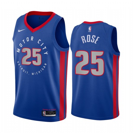 Herren NBA Detroit Pistons Trikot Derrick Rose 25 2020-21 City Edition Swingman